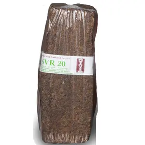 Materiais primas de borracha de alta qualidade, preço em atacado 100% natural svr 20 (tsr 20) da empresa vietnã