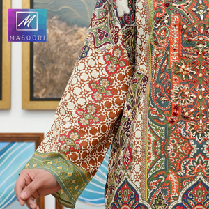 Kurta/Kurti de Algodón de Alta Calidad con Estampado Digital, Estilo Indio-Pakistaní, Colección Étnica de Verano para Mujer - Product Image 5