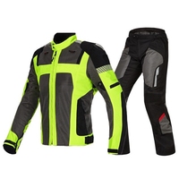 Combinaison de moto en Cordura sur mesure, veste et pantalon, imperméable, respirante, coupe-vent, anti-UV, ignifuge, manches longues