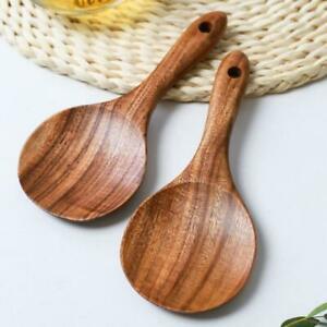Cuillère à soupe en bois pour la cuisine, Simple et à manche Long, pour taille personnalisée, vente en gros - Product Image 6