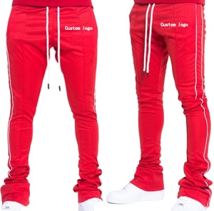 Leggings empilés pour hommes sur mesure / Jogging empilés Logo personnalisé Broderie Coupe ajustée Plis sur le devant Haute rue - Product Image 6