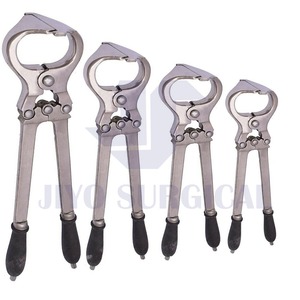 เครื่องมือสัตวแพทย์16 "ได้รับการรับรองจาก CE ISO ที่ไม่มีเลือดที่ผ่านการรับรองรับรองจาก Emasculator (Emasculator) คีมเหล็กและโลหะสำหรับตัดเย็บ - Product Image 5