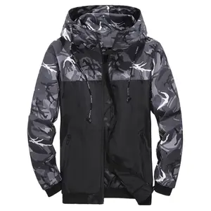 新款印花双色色调防水防风雨夹克最佳顶级定制流行夹克2023