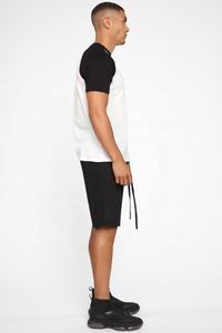 2022 personnaliser Conception broderie & imprimé logo Design t shirt et shorts set hommes 2 deux pièce deux couleur d'été saison twin set - Product Image 4