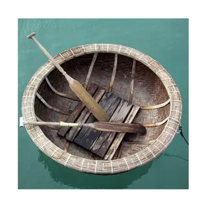 Coráculo de bambú impermeable, tejido de alta calidad, hecho en Vietnam, precio de fábrica de pesca
