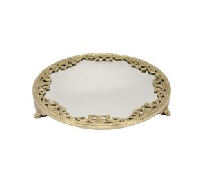 ถาดโลหะวางไข่ทอง,ถาดกระจกตกแต่งบ้านงานแต่งงานแบบทันสมัย - Product Image 6