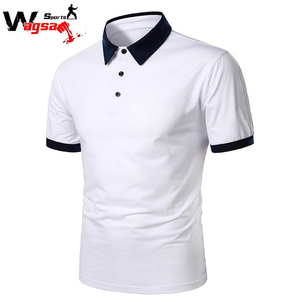Camiseta de Punto para Hombre, Talla Grande, Manga Corta, Color en Contraste, Estilo Urbano, Informal, Verano - Product Image 6