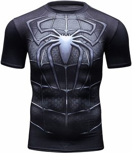 Camiseta de Compresión MMA Personalizada de Manga Corta para Hombre, Transpirable y Cómoda, Servicio OEM con Logotipo Personalizado, Color y Material Personalizados de Alta Calidad - Product Image 2
