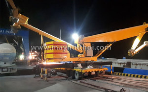 Advanced Technology Cement Ship Unloader Energy Efficient System for Bulk <b>Material</b> <b>Handling</b> and Port Use - Product Image 5