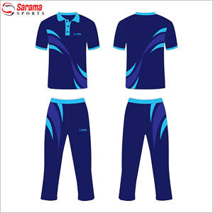 T-shirt de sport de qualité supérieure Designs Club Uniformes Cricket Jersey Set Full Hand Logo personnalisé Motif avec sublimation - Product Image 4