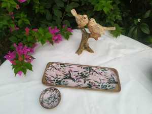 Elegantes bandejas de madera de acacia para servir, tabla de pan de charcutería octogonal para pícnics navideños, reuniones al aire libre, ensalada de frutas - Product Image 3