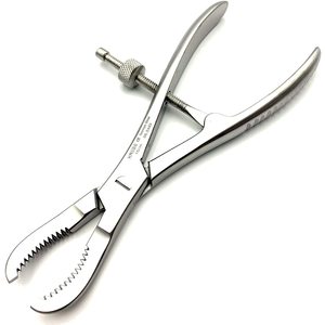 Pinzas de Acero Inoxidable para Sujetar Huesos con Fijación por Hilo, Certificación CE, Instrumentos Ortopédicos Quirúrgicos de Clase I - Product Image 1