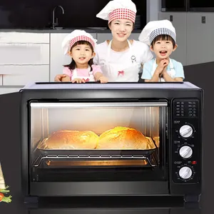 Pemanggang Roti Elektrik Mini, Peralatan Masak Meja Panggang Oven Pemanggang Roti Harga Rendah