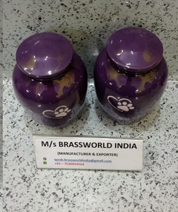 Urna Funeraria de Aluminio Estilo Americano Color Morado para Mascotas y Adultos - Artículos Funerarios para Celebración de la Vida - Product Image 3