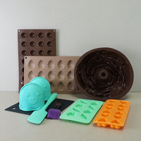 Moule en Silicone à 8 cavités, fabrication de pâte à sucre, savon, feuille, fabriqué à taïwan