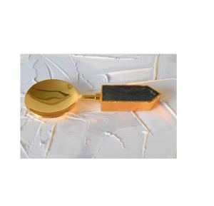 Cuchillo de mantequilla de latón con mango de resina colorida, esparcidor de mantequilla, acero inoxidable, para queso, productos en oferta - Product Image 5