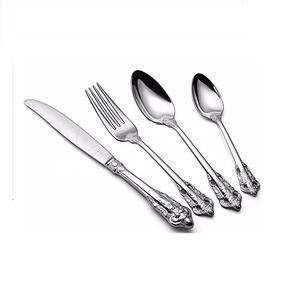 Ensemble de couverts en métal design fait à la main décor de table de mariage finition brillante décorative pour hôtel maison restauration ensemble de couverts - Product Image 1