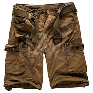 กางเกงผ้าฝ้ายขาสั้นสำหรับผู้ชาย,กางเกงคาร์โก้สไตล์ใหม่ล่าสุดสวมใส่สบาย - Product Image 3