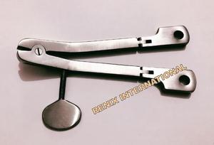 Ensemble d'opératoires transversaux à ailettes Caspar, 5 lames, en acier inoxydable ACF, instrument chirurgical certifié CE, ORL, USI, Renix - Product Image 5