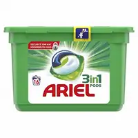 Ariel All-In-1 Pods น้ำยาซักผ้าเหลวแท็บเล็ต/แคปซูลล้าง120 (60X2) พร้อม OXI