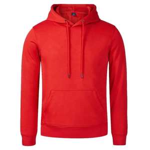 Sudadera con capucha de forro polar de algodón suave y cálido de la mejor calidad, ropa deportiva Tech Plain Fleece, sudadera deportiva para hombre - Product Image 3