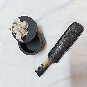 ที่ขายดีที่สุดทำด้วยมือที่มีไม่คงที่สีดำบัฟฟาโลฮอร์นหวีผม - Product Image 5