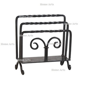 Fabulous Design Iron Napkin Holder Organizer Bestest Quality <b>Black</b> Color Customizable Table Top Accessories - Product Image 2