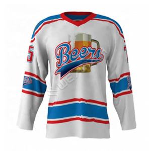 Top Venta Caliente Sublimación Hockey Jersey Con El Mejor Precio Jersey Cómodo Y Transpirable Hockey Sobre Hielo Jerseys - Product Image 5