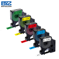 互換性のあるDYMOD145013標準ラベリングカートリッジブラックオンホワイト1/2インチ23フィートラベルテープ