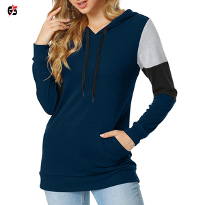 Sweat-shirt à capuche pour femme, vêtement d'extérieur de bonne qualité, sweat-shirt en coton doux, tissu molletonné, tenue de ville décontractée, Service OEM, hiver, - Product Image 5
