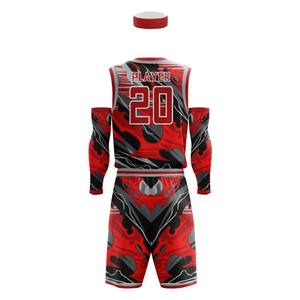 2023 nouveauté sur mesure jeunesse basket-ball uniforme haute qualité maillot court vente chaude Sublimation impression Techniques ensemble - Product Image 6