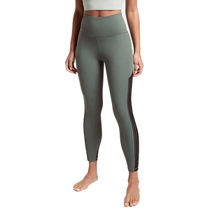 <b>Women</b> Gym Workout <b>Leggings</b> With Patch and Strip High Waist Fabletics Pocket Yoga <b>Leggings</b> With Custom Logo and Colors <b>for</b> Girls - Product Image 1