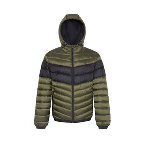 High Quality <b>Men</b> Hooded Custom Winter Quilted <b>Jacket</b> - Product Image 3