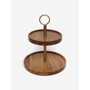 Support à gâteau en bois de luxe fait à la main de qualité supérieure en forme de numéro dessus de table décoratif pour dessert en gros - Product Image 4
