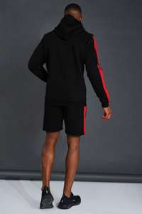 Conjunto Deportivo Cómodo de Alta Calidad para Hombre, Sudadera con Capucha y Pantalones Deportivos de Algodón con Estampado de Camuflaje, Estilo Moderno - Product Image 2