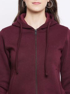 Latest Women's <b>Gym</b> SweatSuit Custom Made Breathable Jogging Sweatsuits with Hooded Collar for Winter - Product Image 5