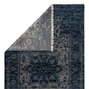 Fabriqué en Inde tapis de laine de soie bleu noués à la main de luxe tapis décoratifs pour la maison pour le salon en vente - Product Image 5