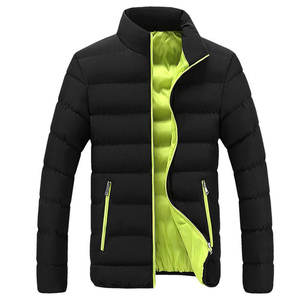 Chaqueta acolchada de buena calidad para hombre, chaqueta de Color negro de último diseño, venta al por mayor - Product Image 5