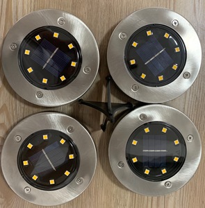 4/8/12/16 LED <strong>Solar</strong> Powered Ground <strong>Lights</strong>, Outdoor Waterproof Led <strong>Solar</strong> Path <strong>Light</strong> Garden Landscape Spike <strong>Deck</strong> <strong>Light</strong> - Product Image 5