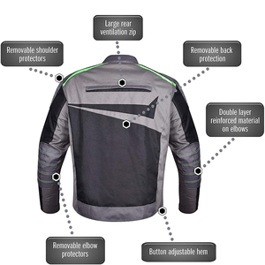 Alta calidad Racing Custom Textile Cordura Motocicleta Biker Chaquetas Transpirable A prueba de viento Ropa deportiva para hombres Motociclismo - Product Image 5