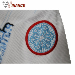 Nouveau Design sur mesure maille renfort Judo Gi brésilien Jiu Jitsu Kimono ensembles MMA formation coton Arts martiaux porter - Product Image 5