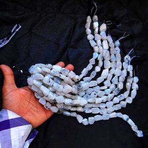 Pierres précieuses laser automatiques, machine à aiguiser, bijoux en pierre de lune naturelle, perles de lave, 925 - Product Image 6