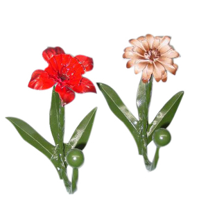 Iron Hooks Flower Hangers Living Room Wardrobe <b>Clothes</b> Hidden <b>Wall</b> Hook Decorative <b>Wall</b> <b>Mounted</b> Metal Luxury Clothing - Product Image 5