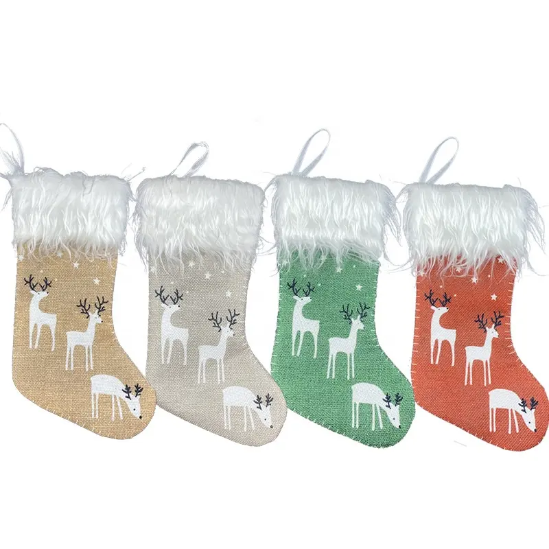 Amazon Small Christmas Stocking Christmas Socks With Candy Gift Bags