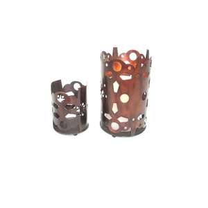 Linternas de velas marroquíes de hierro de primera calidad, decoración de boda dorada, juego de faroles con cuentas al precio más barato en la India, Navidad - Product Image 1