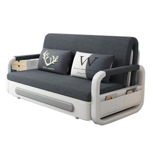 Factory wholesale metal frame sofa cum bed foldable with storage modern folding sofa bed