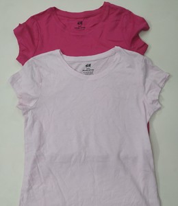 เสื้อผ้าแบรนด์ดังสำหรับเด็กผู้หญิง แขนสั้น คอกลม ชุดลำลอง ผ้าฝ้าย เสื้อยืดฤดูร้อน สต็อกล็อตจากบังกลาเทศ - Product Image 2