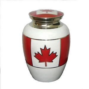 Nouvelle urne funéraire en métal rouge et rose pour adultes, urne de crémation pour adultes de style américain/européen - Product Image 6