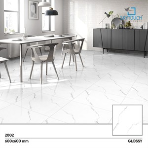 Azulejo esmaltado de porcelana gris, metálico, de alta calidad, 600x600, para sala de estar - Product Image 3