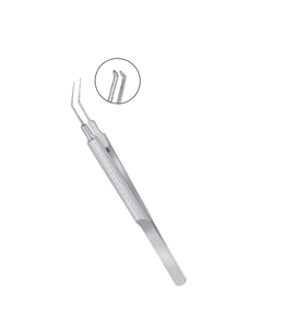 Instruments ophtalmiques Utrata Capsulorhexis Forceps finition complète en acier inoxydable matière plastique CE approuvé de meilleure qualité - Product Image 1